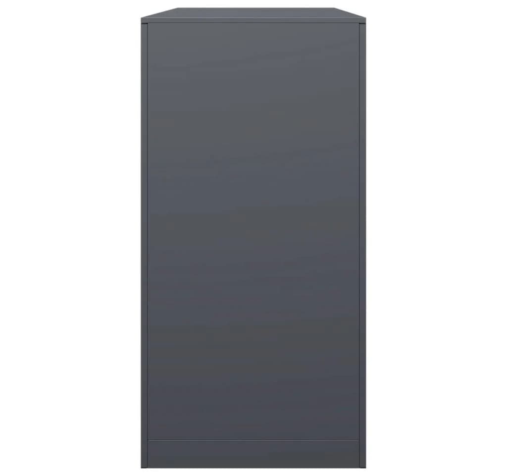 vidaXL Kaminholzregal Anthrazit Stahl - Bild 5