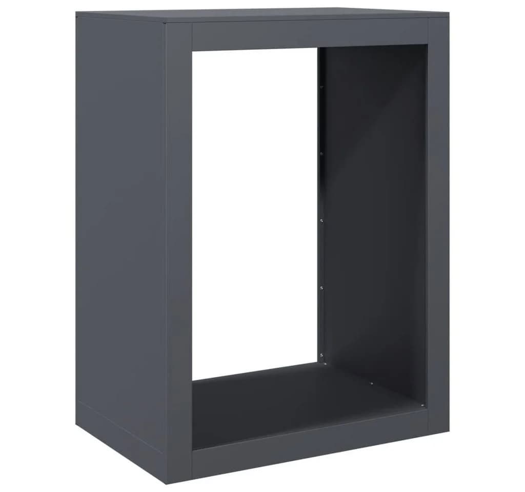 vidaXL Kaminholzregal Anthrazit Stahl - Bild 2