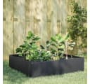 vidaXL Hochbeet Anthrazit Stahl 100x100x25 cm Bild 1