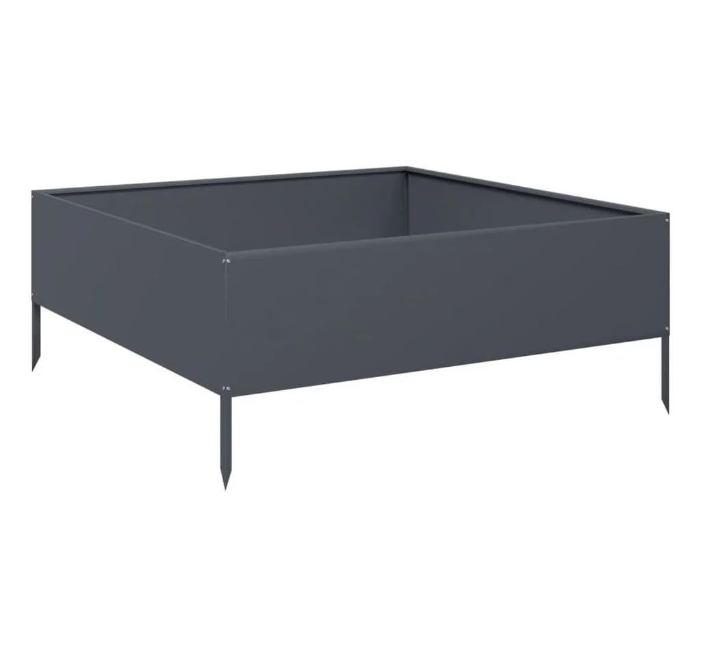 vidaXL Hochbeet Anthrazit Stahl 100x100x25 cm - Bild 2