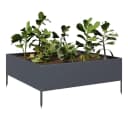 vidaXL Hochbeet Anthrazit Stahl 100x100x25 cm Bild 3