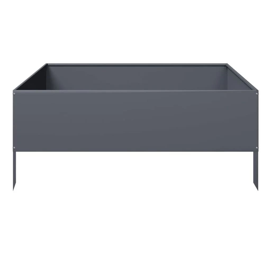 vidaXL Hochbeet Anthrazit Stahl 100x100x25 cm - Bild 4