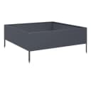 vidaXL Hochbeet Anthrazit Stahl 100x100x25 cm Bild 5