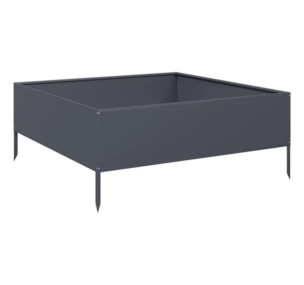 vidaXL Hochbeet Anthrazit Stahl 100x100x25 cm - Bild 5