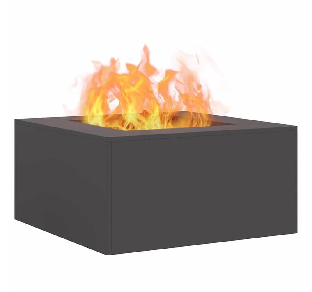 vidaXL Feuerstelle Schwarz Stahl Modern - Bild 3