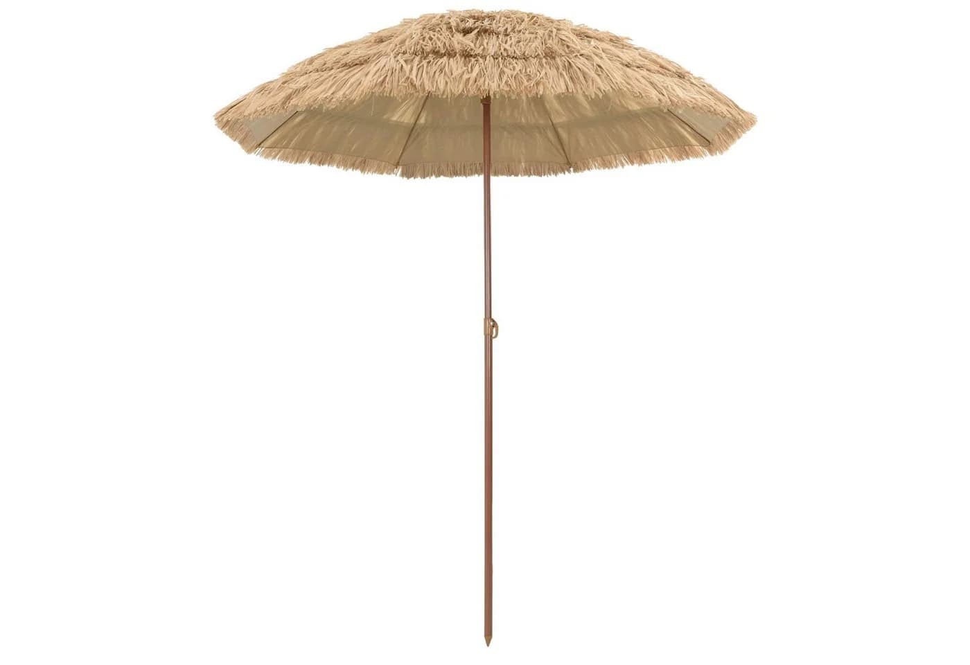 vidaXL Strandparasol Natur UV-beständig verstellbar - Bild 2