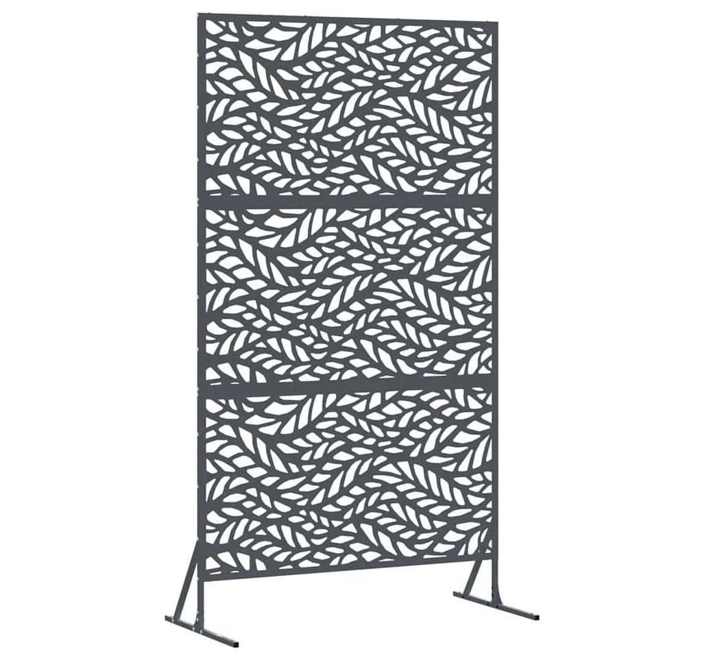 vidaXL Gartenzaun Sichtschutz Stahl Anthrazit Modern - Bild 2