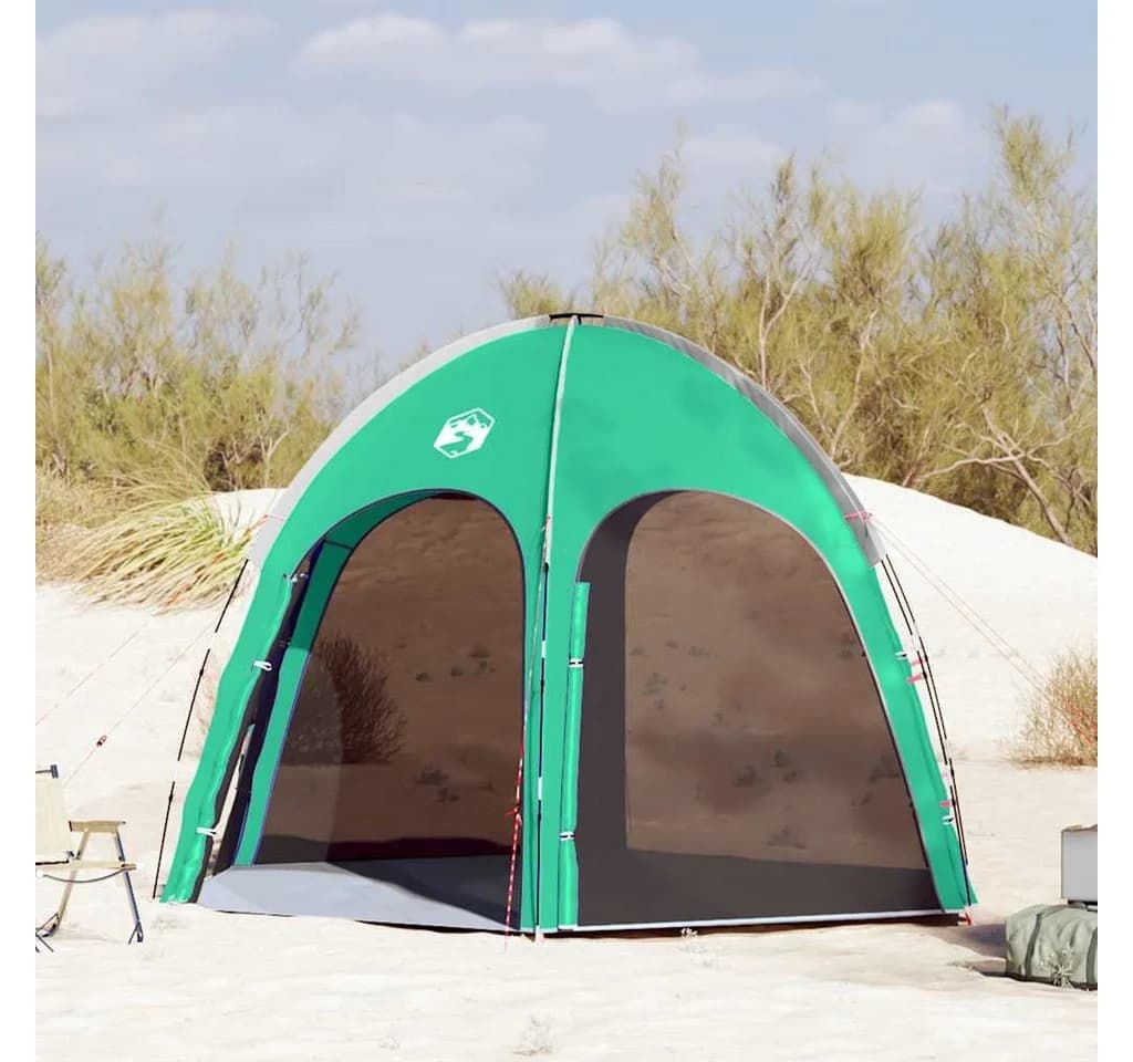 vidaXL Poolzelt Meergrün Polyester Fiberglas
