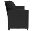 vidaXL Gartenlounge-Set 5-Sitzer Schwarz Poly Rattan mit Kissen Bild 5