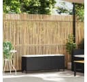 vidaXL Gartenbank mit Kissen Schwarz Poly Rattan Bild 1