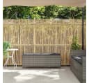 vidaXL Gartenbank mit Kissen Grau Poly Rattan Bild 3