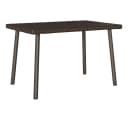 vidaXL Garten-Couchtisch Braun Poly Rattan Bild 2