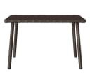 vidaXL Garten-Couchtisch Braun Poly Rattan Bild 4