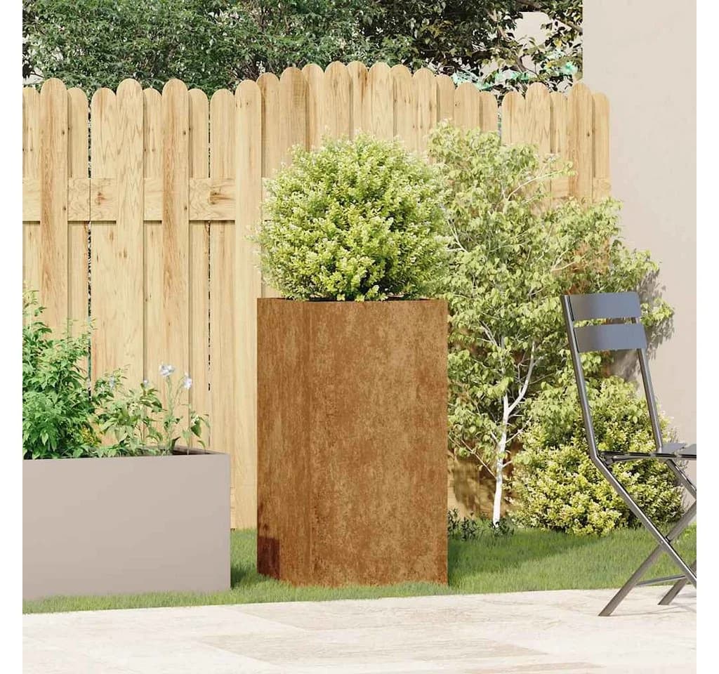 vidaXL Pflanzkübel Rostig Wetterfester Stahl Modern - Bild 3