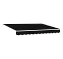 vidaXL Markisenersatzstoff Schwarz 3x2,5m Polyester Bild 2