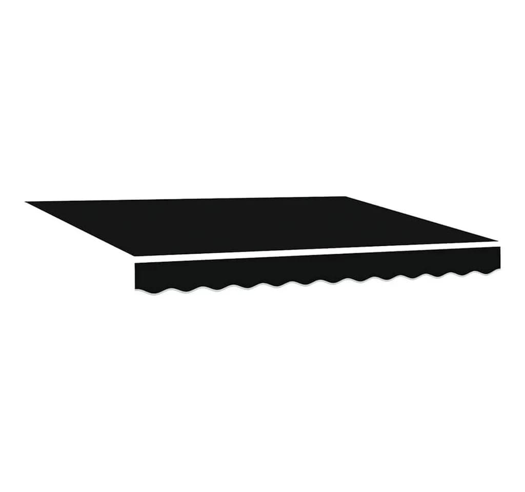 vidaXL Markisenersatzstoff Schwarz 3x2,5m Polyester - Bild 2