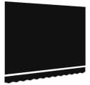 vidaXL Markisenersatzstoff Schwarz 3x2,5m Polyester Bild 4
