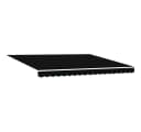 vidaXL Markisenersatzstoff Schwarz 4 x 3 m Polyester Bild 2