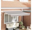 Markisenersatzstoff Polyester Hellgrau 280x245 cm Bild 1