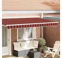 vidaXL Markisenvolant Mehrfarbig Segeltuch Garten Schatten Bild 1