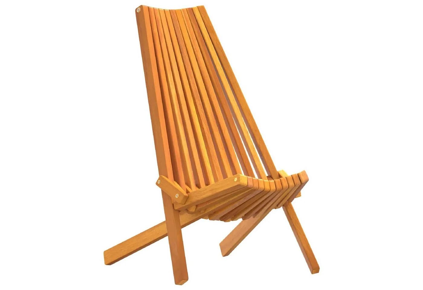 vidaXL Gartenstuhl 2er-Set Braun Massivholz Akazie Klappbar