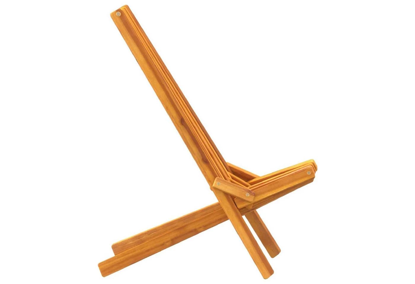 vidaXL Gartenstuhl 2er-Set Braun Massivholz Akazie Klappbar - Bild 4