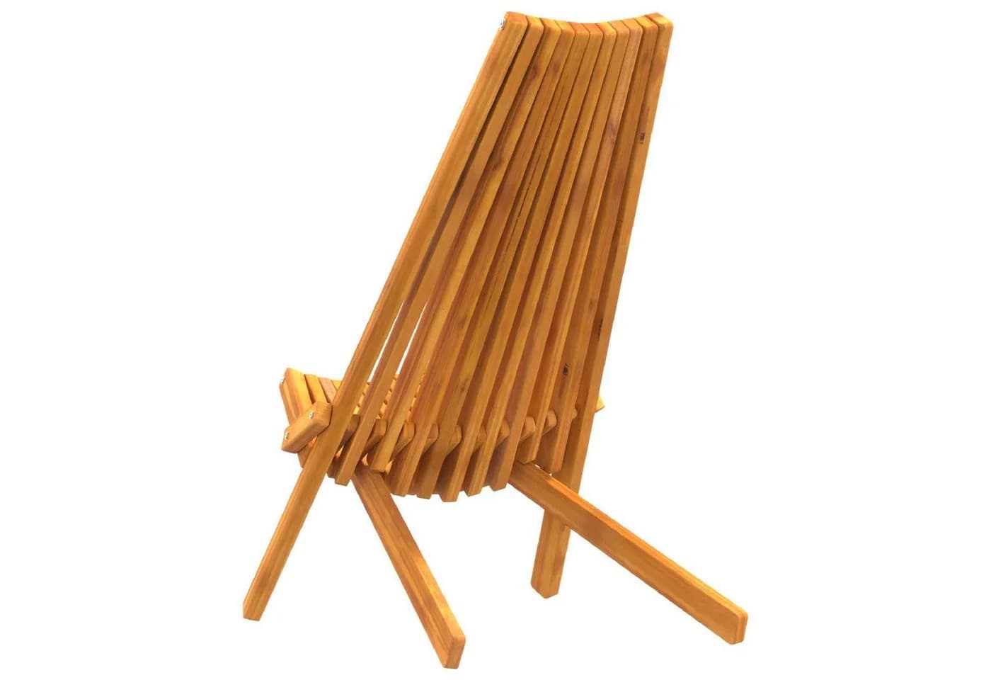 vidaXL Gartenstuhl 2er-Set Braun Massivholz Akazie Klappbar - Bild 5