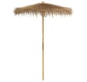 vidaXL Tiki-Sonnenschirm Bananenblattdach Bambus 180 cm Bild 2