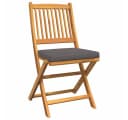 vidaXL Garten Bistro Set 3-tlg. Braun Massivholz Bild 5