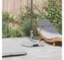 vidaXL Sonnenschirmhalter Grau Granit Edelstahl Bild 1