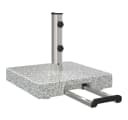 vidaXL Sonnenschirmhalter Grau Granit Edelstahl Bild 2