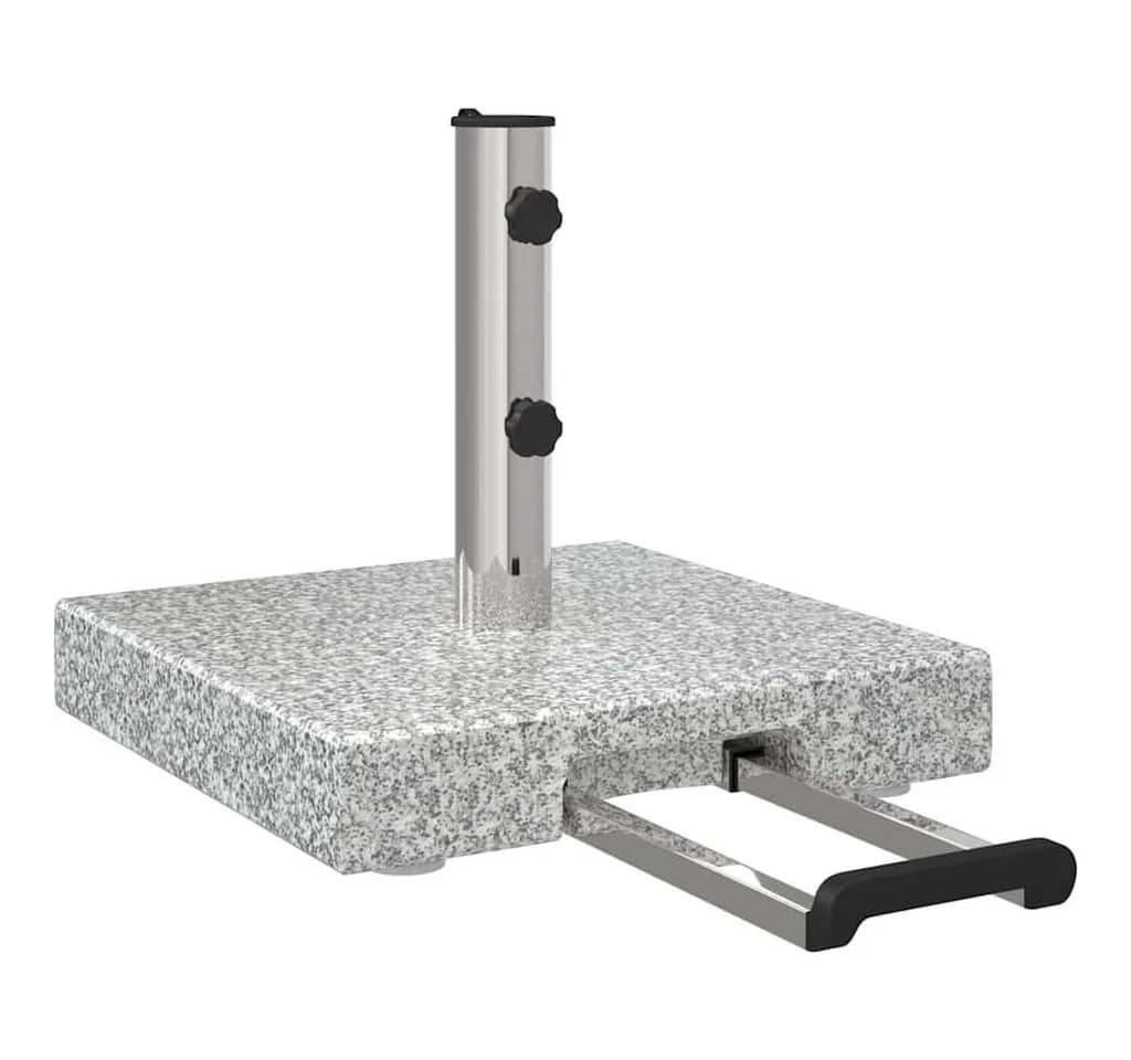 vidaXL Sonnenschirmhalter Grau Granit Edelstahl - Bild 2