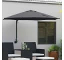 vidaXL Garten-Sonnenschirm Anthrazit Kippbar Freischwinger Bild 1