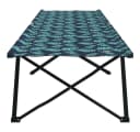 vidaXL Klapp-Campingbett Stahl Oxford-Bezug Grün Bild 4