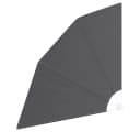 vidaXL Balkonsichtschutz Schwarz Polyester Faltbar Bild 4