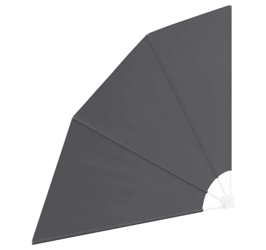 vidaXL Balkonsichtschutz Schwarz Polyester Faltbar - Bild 4