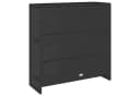 vidaXL Garten-Geräteschrank Schwarz Rattan Bild 5