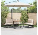 vidaXL Gartentisch Braun Holz Modern Bild 1