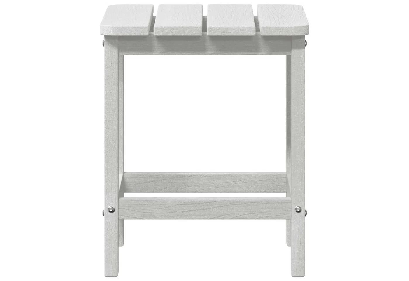 vidaXL Beistelltisch Weiß Polyethylen Modern - Bild 5