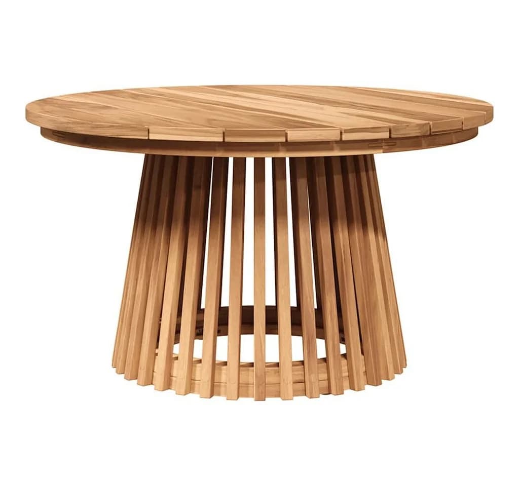 vidaXL Gartentisch Beistelltisch Braun Massivholz - Bild 2