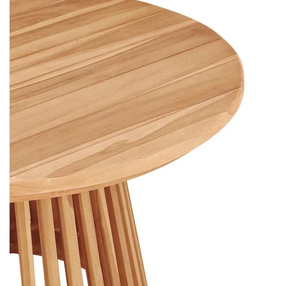 vidaXL Gartentisch Beistelltisch Braun Massivholz - Bild 4