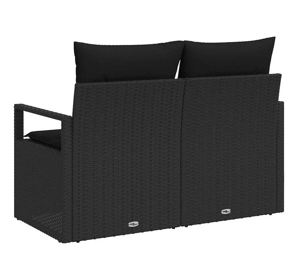 vidaXL Garten-Sofa Poly-Rattan Modular mit Kissen - Bild 4