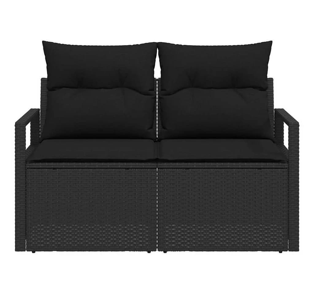 vidaXL Garten-Sofa Poly-Rattan Modular mit Kissen - Bild 5