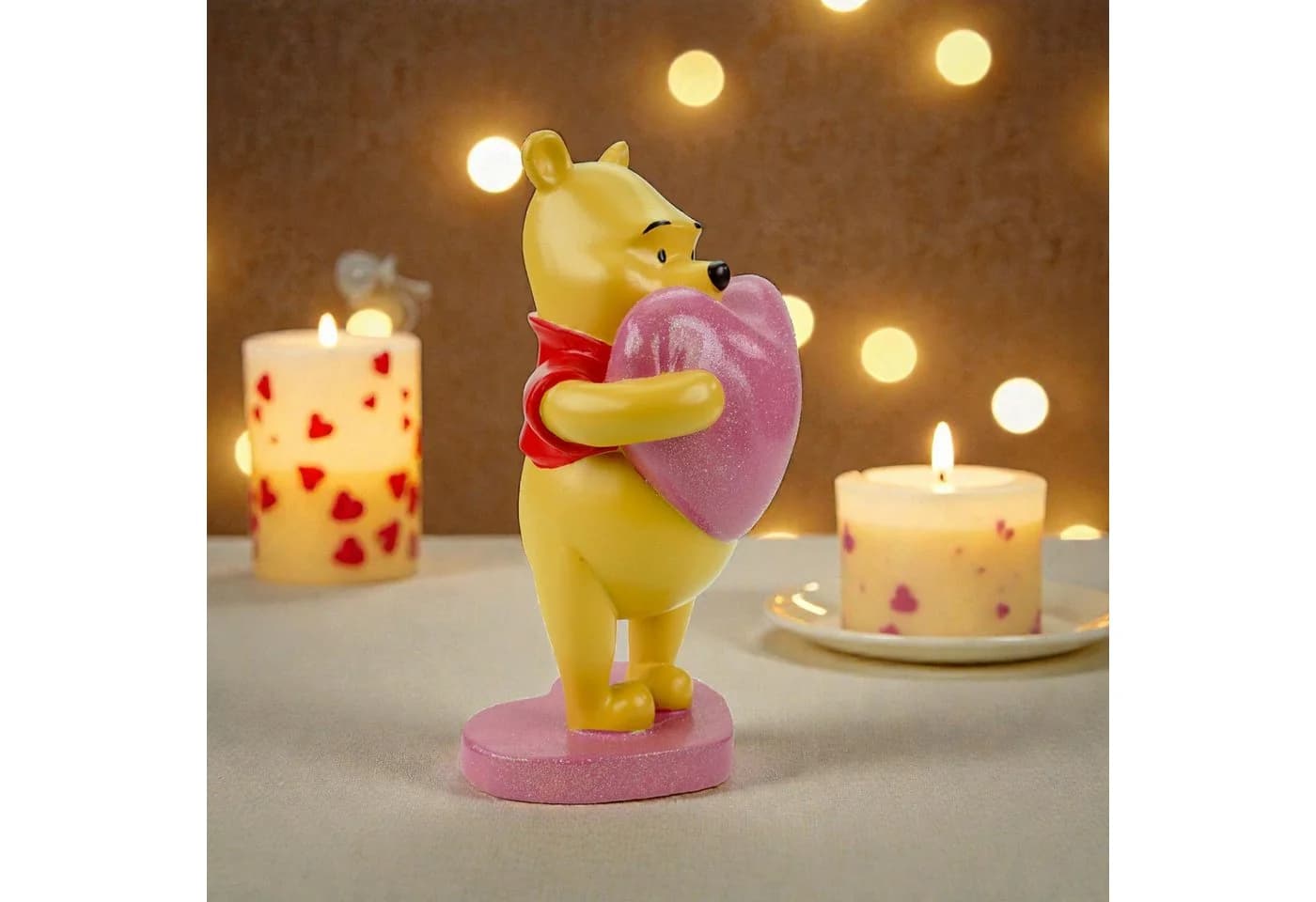 Disney Gartenfigur Winnie the Pooh mit Herz Dekofigur - Bild 5