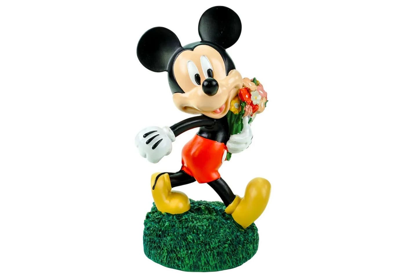 Disney Mickey Mouse Dekofigur mit Blumen Polyresin - Bild 2