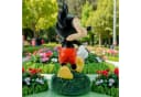 Disney Mickey Mouse Dekofigur mit Blumen Polyresin Bild 5