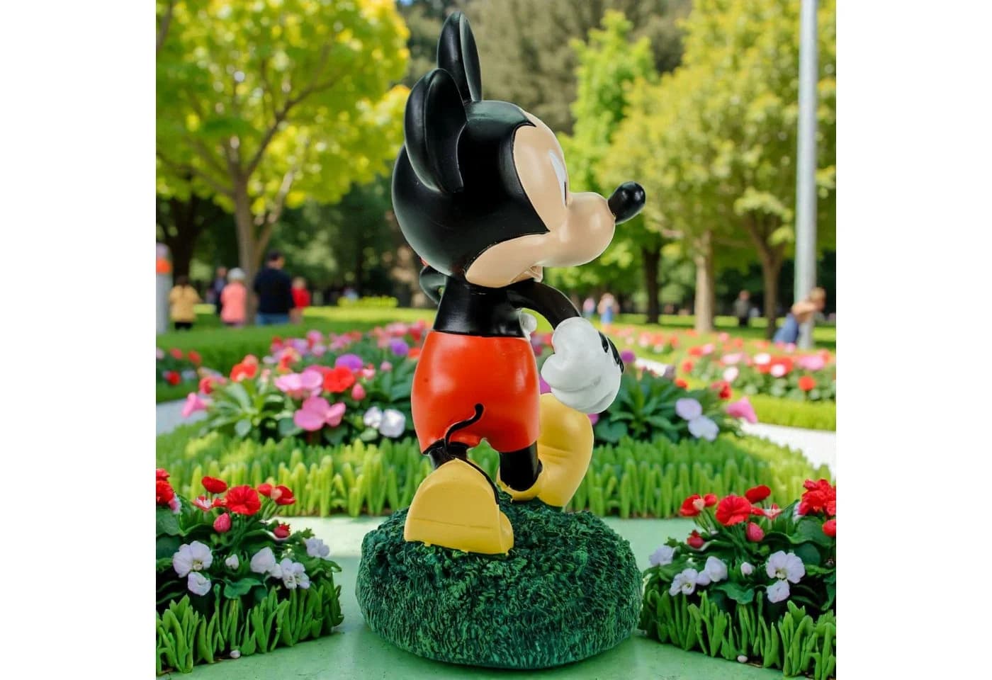 Disney Mickey Mouse Dekofigur mit Blumen Polyresin - Bild 5