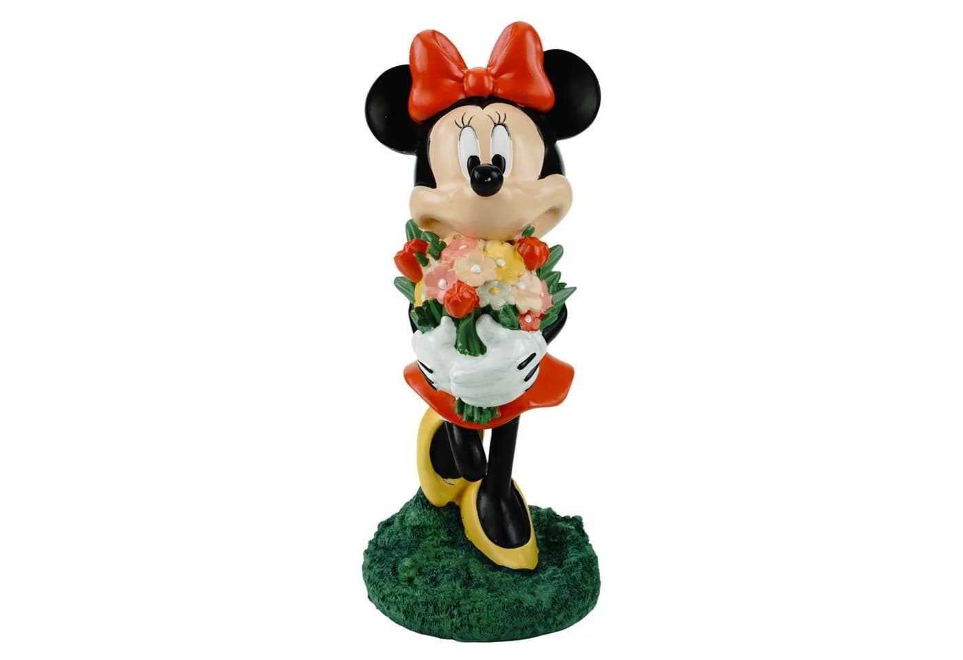Disney Minnie Mouse Gartenfigur mit Blumen 20,4 cm - Bild 2