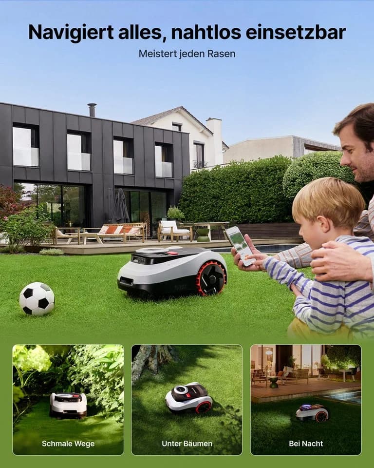 Segway Rasenmähroboter LiDAR Mähroboter 2000 m² - Bild 4