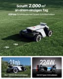 NAVIMOW Rasenmähroboter X420 ohne Kabel bis 2000 m² Bild 4